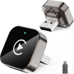 (2026 Upgraded) Wireless CarPlay Adapter for Apple iPhone＆Android, Small Size,Plug and Play,Fast and Stable Connection Wireless